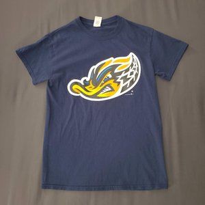 Gildan Blue Akron RubberDucks MiLB Short Sleeve T-Shirt, Men's S